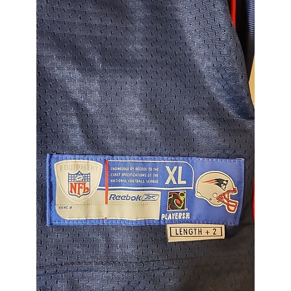 Reebok NFL New England Patriots Tom Brady 12 Football Jersey Mens Extra Large XL - Picture 3 of 9